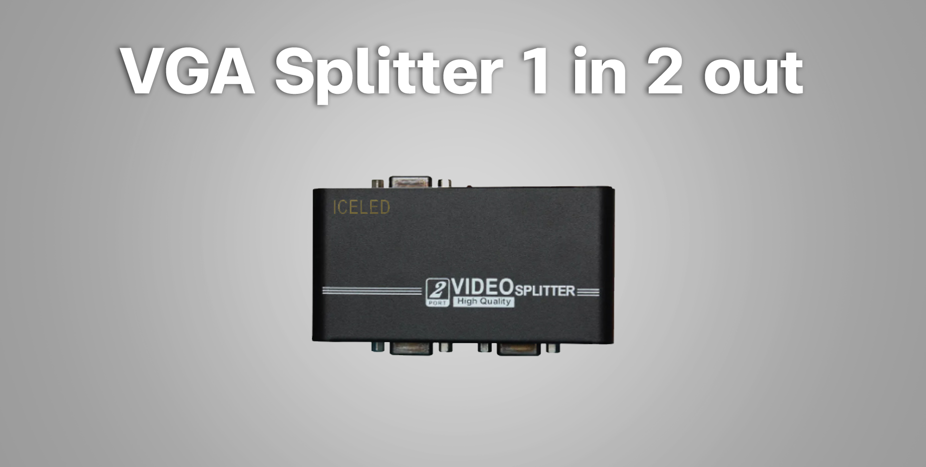 Splitter VGA 1in 2out