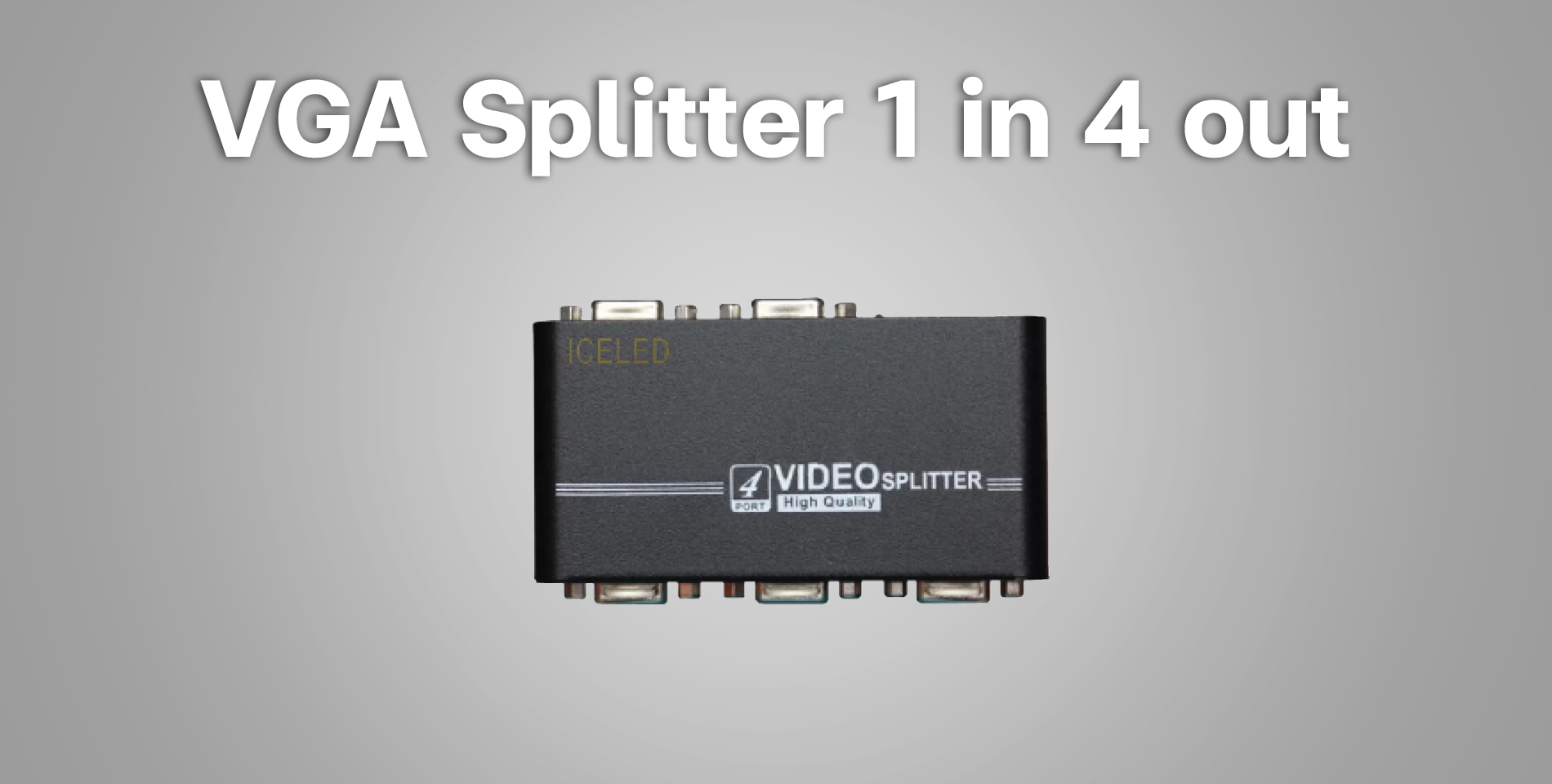 Splitter VGA 1in 4out